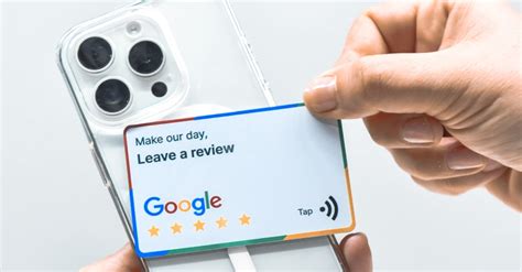 google reviews card nfc|google review scan cards.